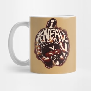 Knead U coffee cat Mug